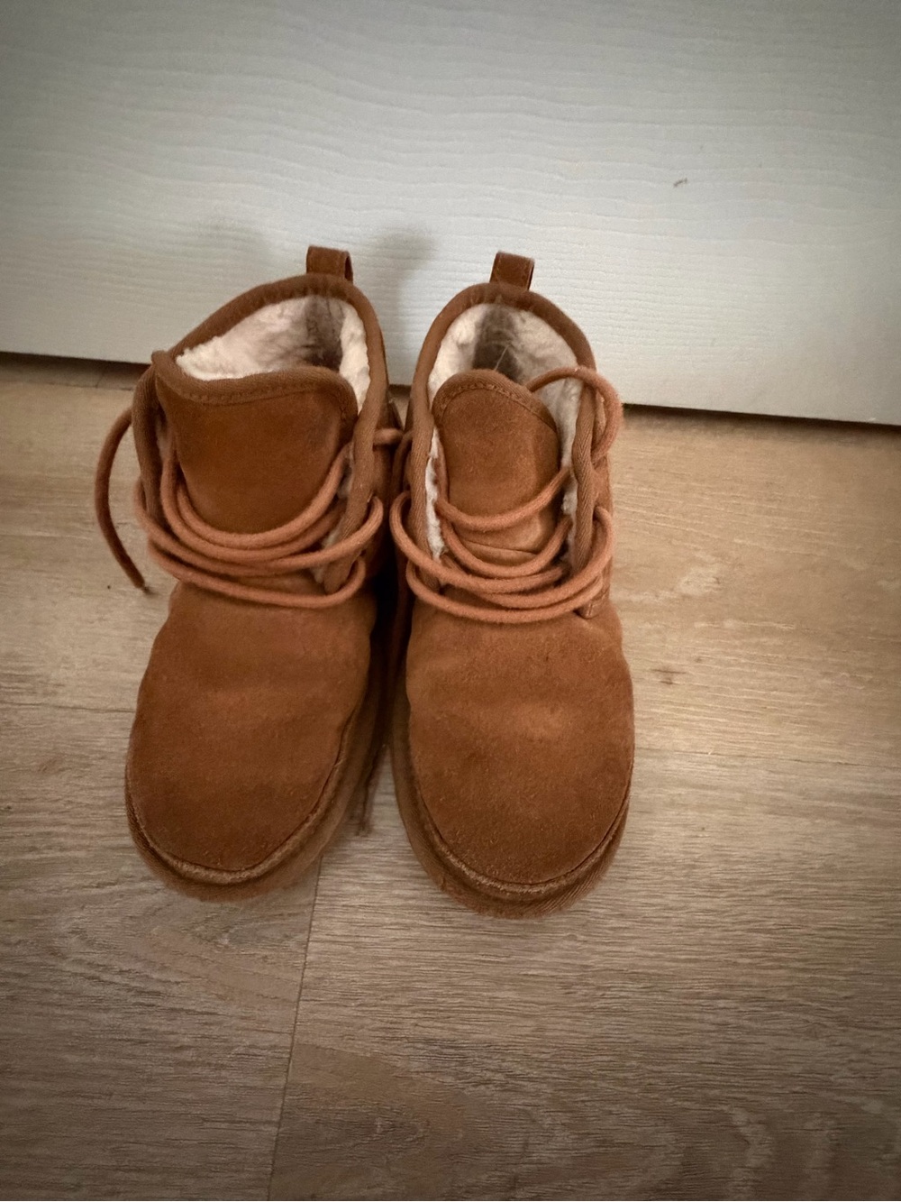 Brown Suede Lined Winter Boots